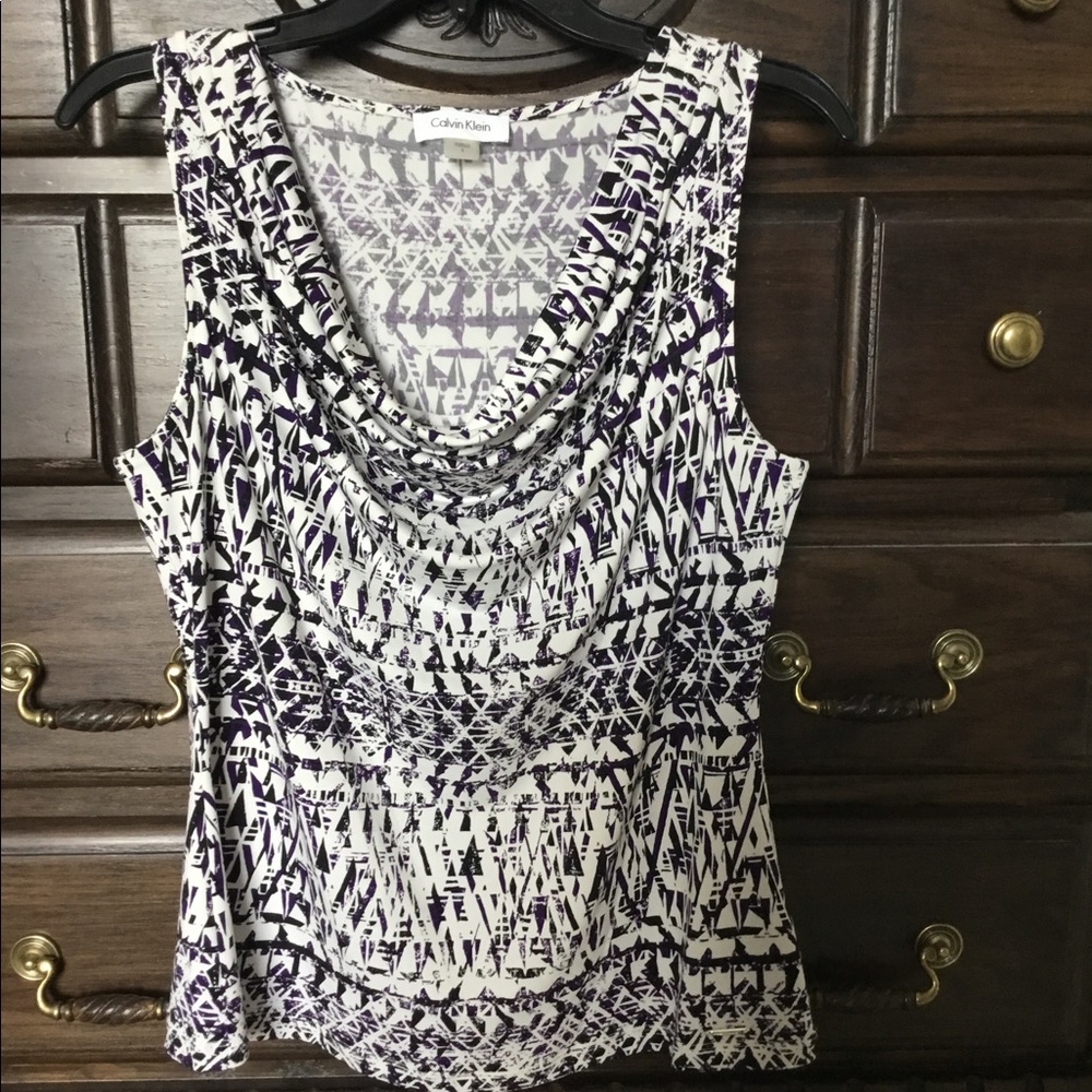 Beautiful draped neck tank